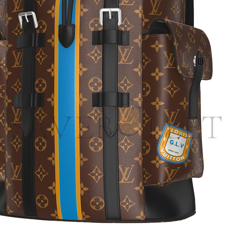 LOUIS VUITTON CHRISTOPHER MM MON MONOGRAM P01954 (47*41*13cm)